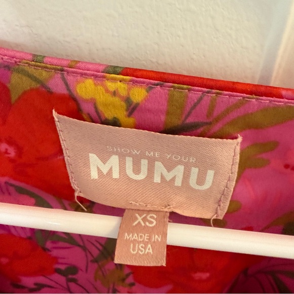 Show me your MuMu Red Floral Christina Dress size Xs - Picture 5 of 9